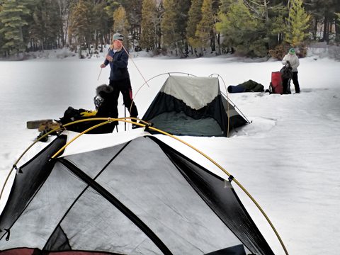 Photo from Snowshoe Camping, Guskewau Lake, Algonquin 2.0