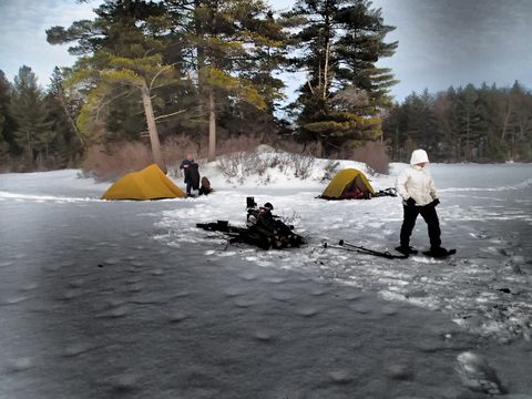 Photo from Snowshoe Camping, Guskewau Lake, Algonquin 2.0
