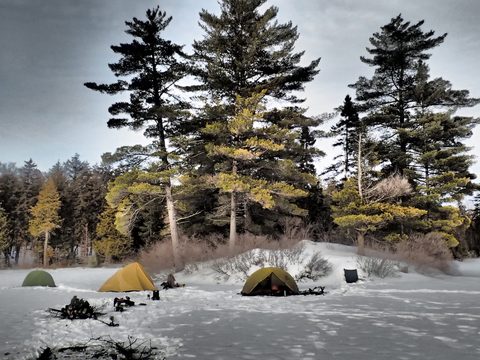 Photo from Snowshoe Camping, Guskewau Lake, Algonquin 2.0