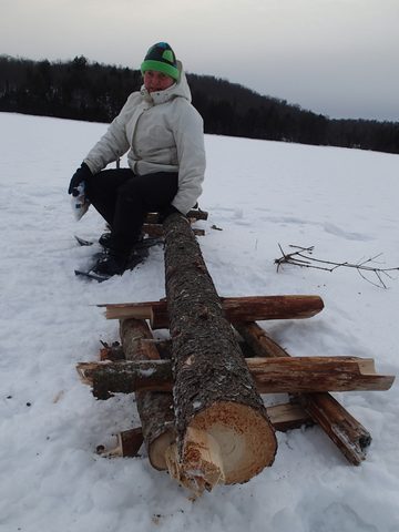 Photo from Snowshoe Camping, Guskewau Lake, Algonquin 2.0