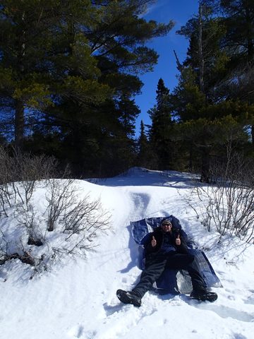 Photo from Snowshoe Camping, Guskewau Lake, Algonquin 2.0