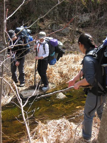 First of many creek crossings