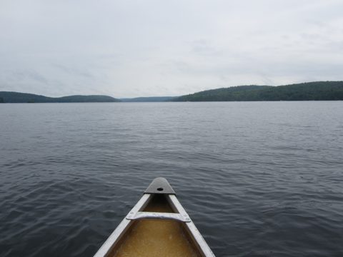 Photo from Algonquin park backcountry canoe camping trip