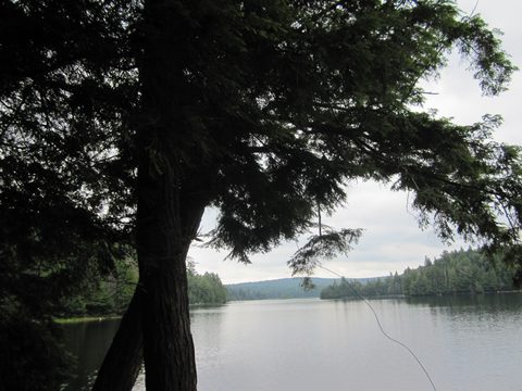 Photo from Algonquin park backcountry canoe camping trip