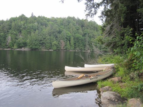 Photo from Algonquin park backcountry canoe camping trip