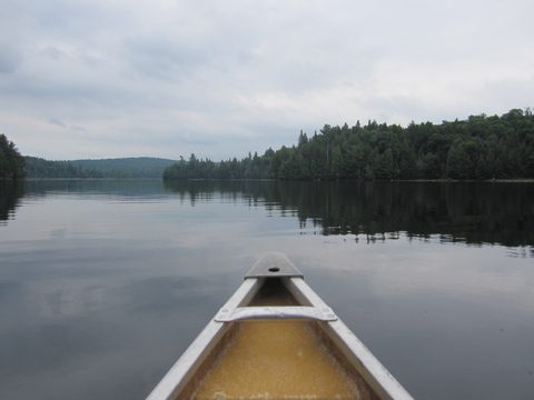 Photo from Algonquin park backcountry canoe camping trip