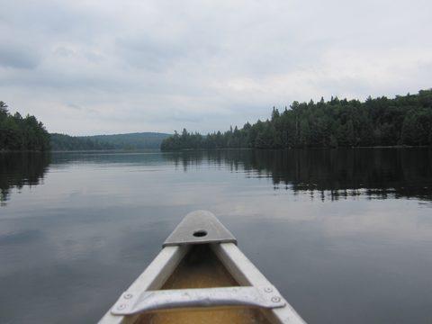 Photo from Algonquin park backcountry canoe camping trip