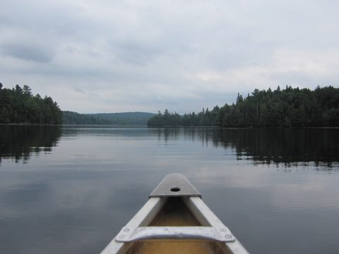 Photo from Algonquin park backcountry canoe camping trip