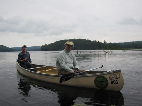 Photo from Algonquin park backcountry canoe camping trip
