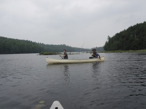Photo from Algonquin park backcountry canoe camping trip