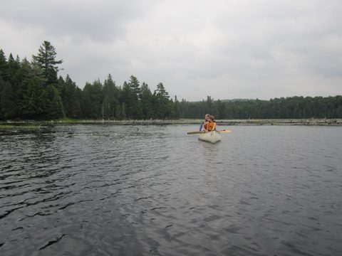Photo from Algonquin park backcountry canoe camping trip
