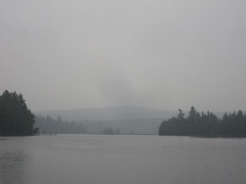 Photo from Algonquin park backcountry canoe camping trip
