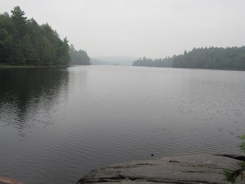 Photo from Algonquin park backcountry canoe camping trip