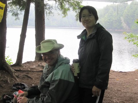 Photo from Algonquin park backcountry canoe camping trip