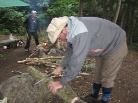 Photo from Algonquin park backcountry canoe camping trip