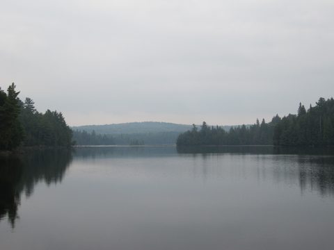 Photo from Algonquin park backcountry canoe camping trip