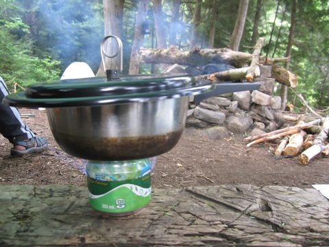 Photo from Algonquin park backcountry canoe camping trip