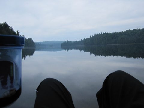Photo from Algonquin park backcountry canoe camping trip