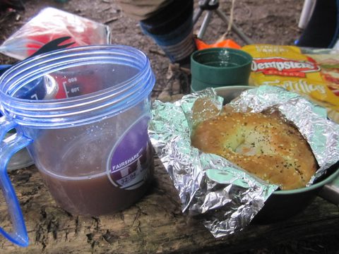 Photo from Algonquin park backcountry canoe camping trip