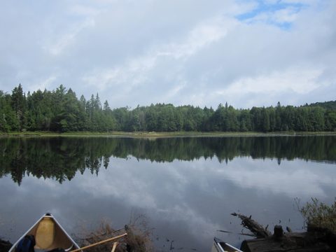 Photo from Algonquin park backcountry canoe camping trip