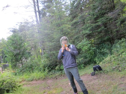 Photo from Algonquin park backcountry canoe camping trip