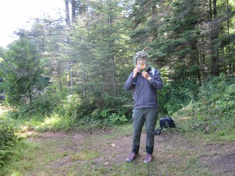 Photo from Algonquin park backcountry canoe camping trip