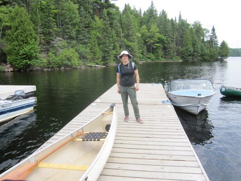 Photo from Algonquin park backcountry canoe camping trip