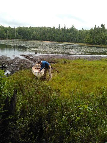 Photo from Algonquin park backcountry canoe camping trip