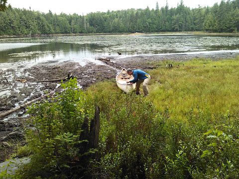 Photo from Algonquin park backcountry canoe camping trip