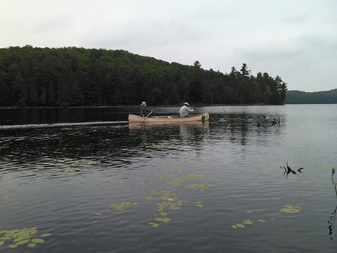 Photo from Algonquin park backcountry canoe camping trip