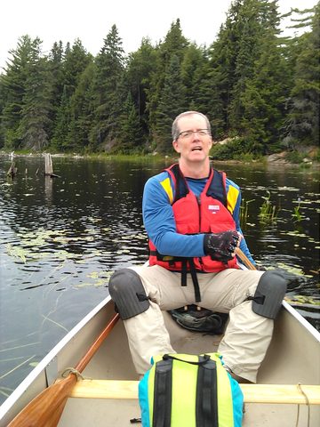 Photo from Algonquin park backcountry canoe camping trip