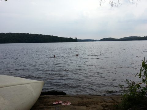 Photo from Algonquin Park backcountry canoe trip- Canoe Lake circuit