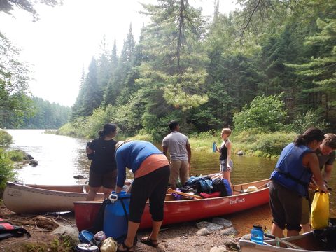 Photo from Algonquin Park backcountry canoe trip- Canoe Lake circuit