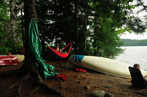 Photo from Algonquin Park backcountry canoe trip- Canoe Lake circuit