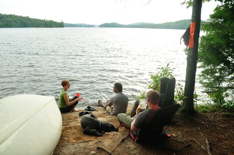Photo from Algonquin Park backcountry canoe trip- Canoe Lake circuit