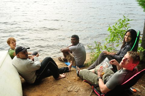 Photo from Algonquin Park backcountry canoe trip- Canoe Lake circuit