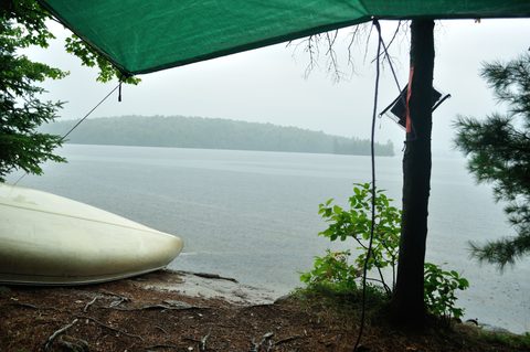 Photo from Algonquin Park backcountry canoe trip- Canoe Lake circuit