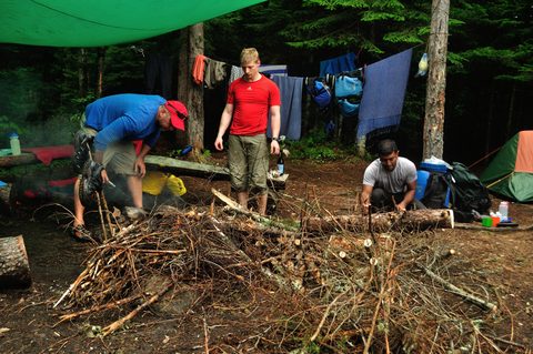 Photo from Algonquin Park backcountry canoe trip- Canoe Lake circuit