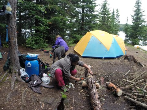Photo from Algonquin Park backcountry canoe trip- Canoe Lake circuit