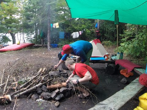 Photo from Algonquin Park backcountry canoe trip- Canoe Lake circuit