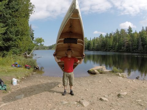 Photo from Algonquin Park backcountry canoe trip- Canoe Lake circuit
