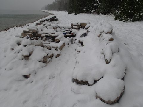 Photo from Backpacking, Reeds Dump, Bruce Trail, Lion's Head