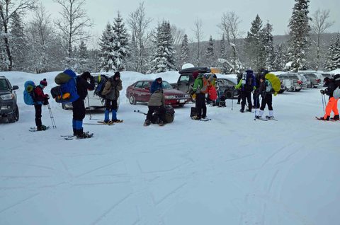 Photo from Snowshoeing, Guskewau Lake, Algonquin