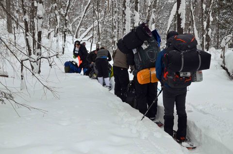 Photo from Snowshoeing, Guskewau Lake, Algonquin