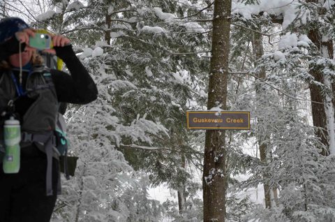 Photo from Snowshoeing, Guskewau Lake, Algonquin