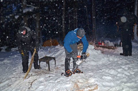 Photo from Snowshoeing, Guskewau Lake, Algonquin