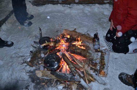 Photo from Snowshoeing, Guskewau Lake, Algonquin
