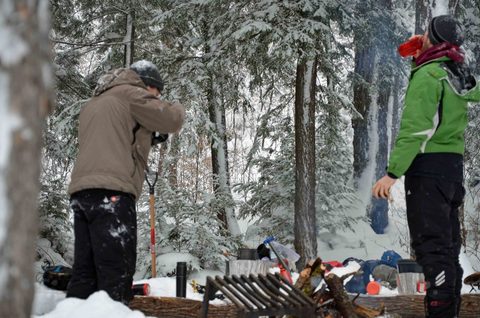 Photo from Snowshoeing, Guskewau Lake, Algonquin