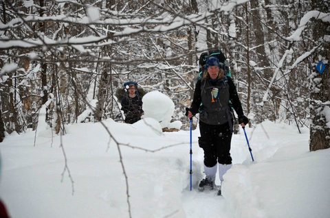 Photo from Snowshoeing, Guskewau Lake, Algonquin