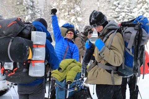 Photo from Snowshoeing, Guskewau Lake, Algonquin